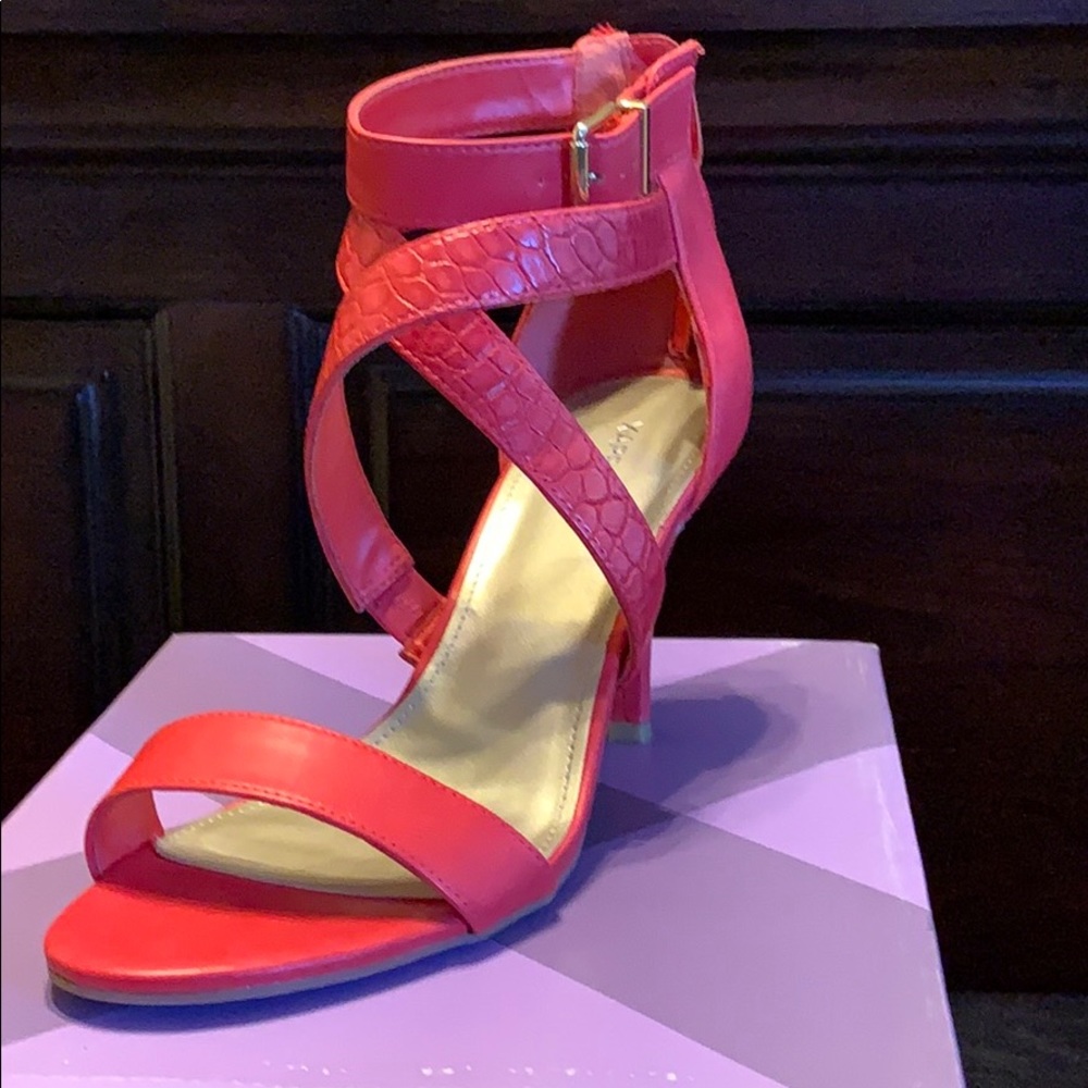 Micah Red XAppeal Sandal with 2 1/2 inch heel.